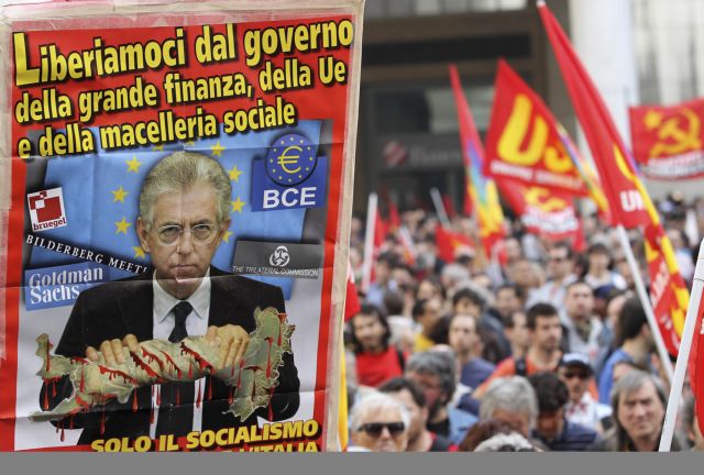 Δεν χρειάζονται άλλα μέτρα, λέει στους Ιταλούς και τους… Financial Times o Μόντι